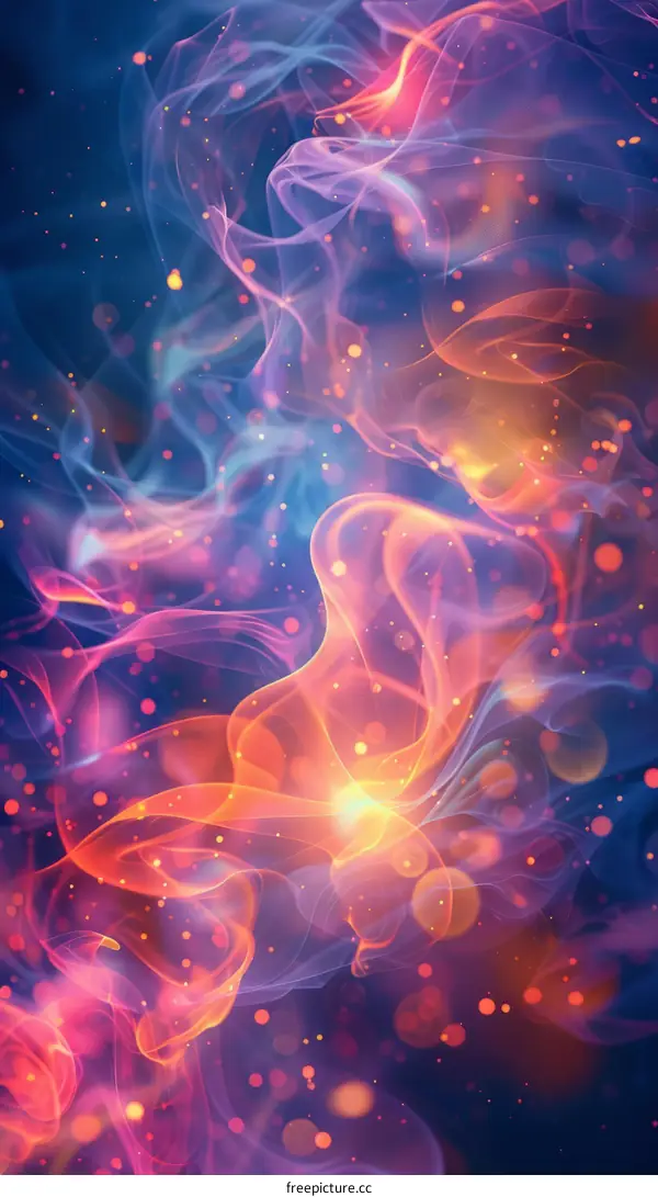 Colorful smoke background