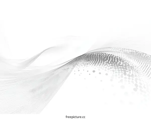 Abstract Gray Wave Pattern Background Design