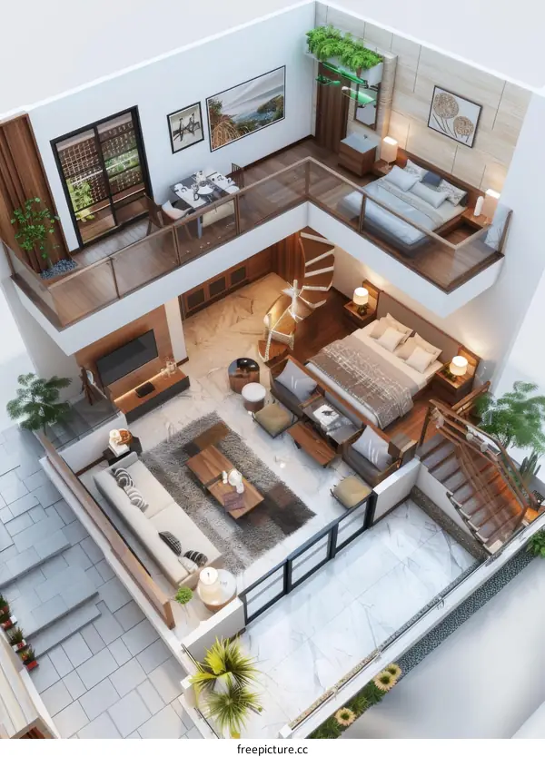 Duplex Apartment Interior Design