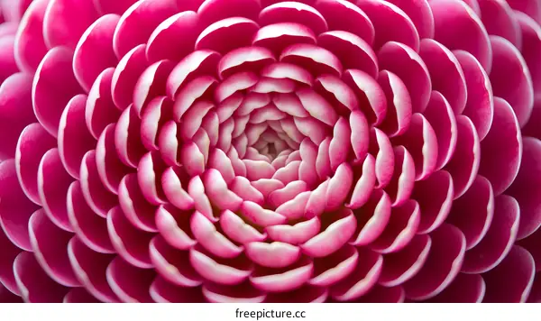 A close-up photograph of a pink flower