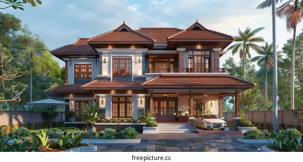 Modern Kerala House Design Exterior View