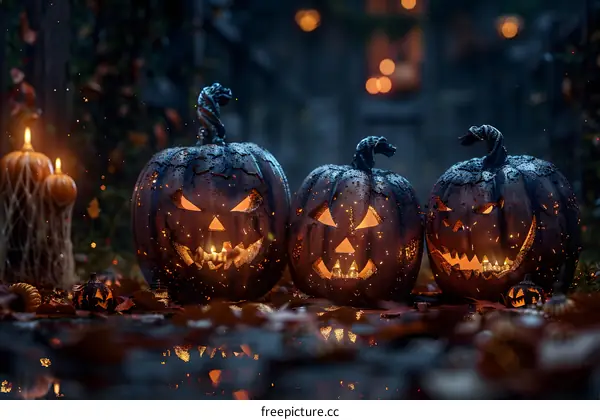 Halloween Pumpkin Jack-o-lantern