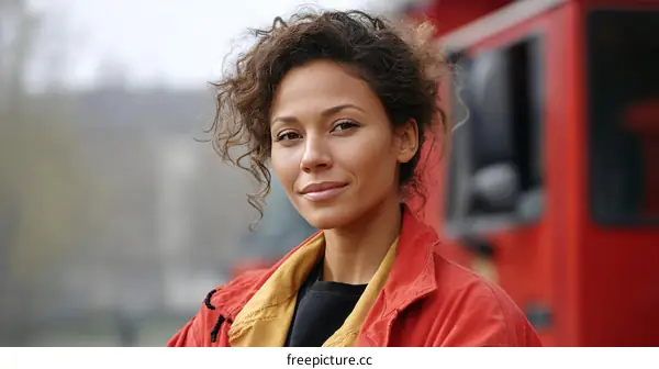 Portrait of a Woman in an Outdoor Setting