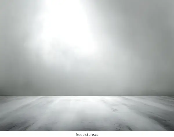 Empty Gray Concrete Room Interior Mockup