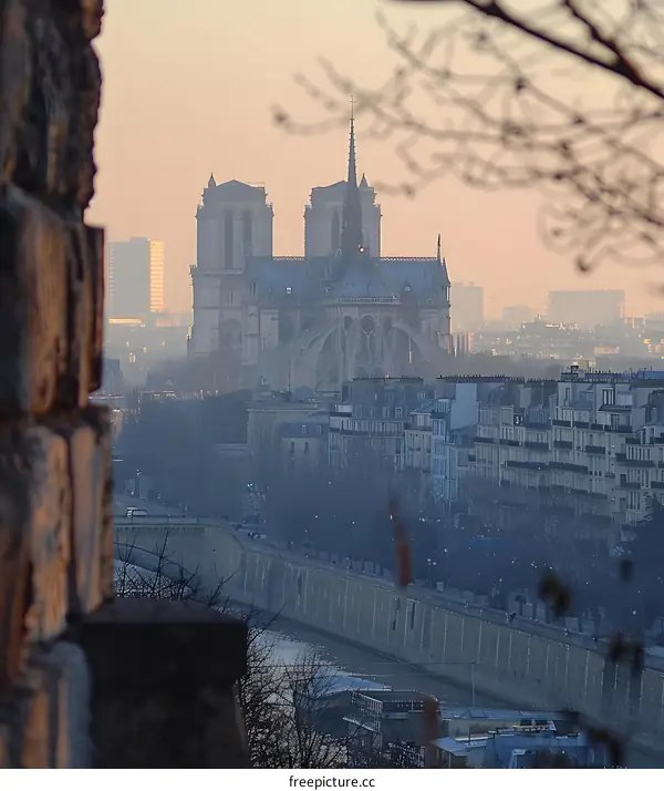 Notre Dame Cathedral in Paris, France