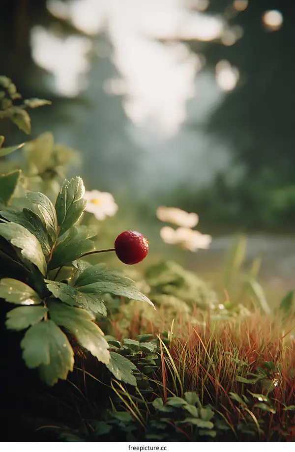 Forest Berries in the Morning Light