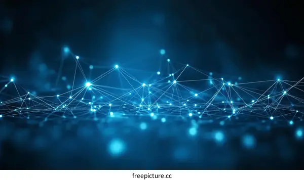 Abstract Network Connections Illustration