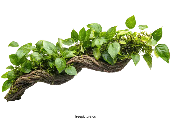[Transparent Background PNG]Decorative Plant Branch with Vines