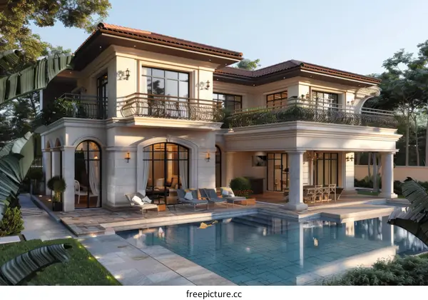 Spanish Villa Style Architecture
