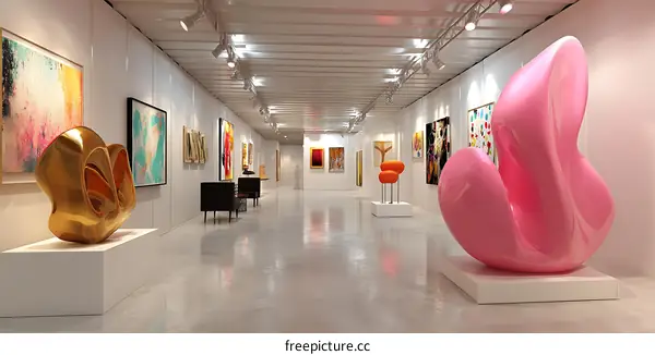 Modern Art Gallery Interior Design