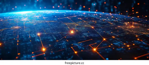 Global Networked Cityscapes Visualization