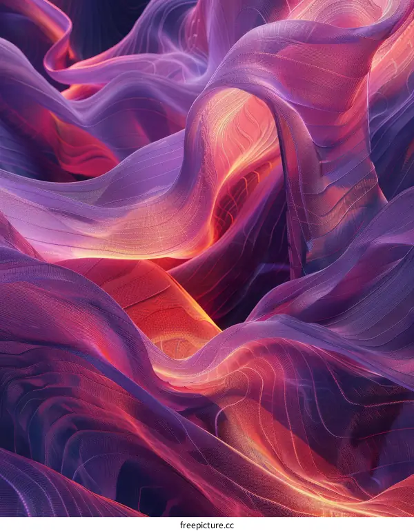Colorful abstract background with flowing shapes