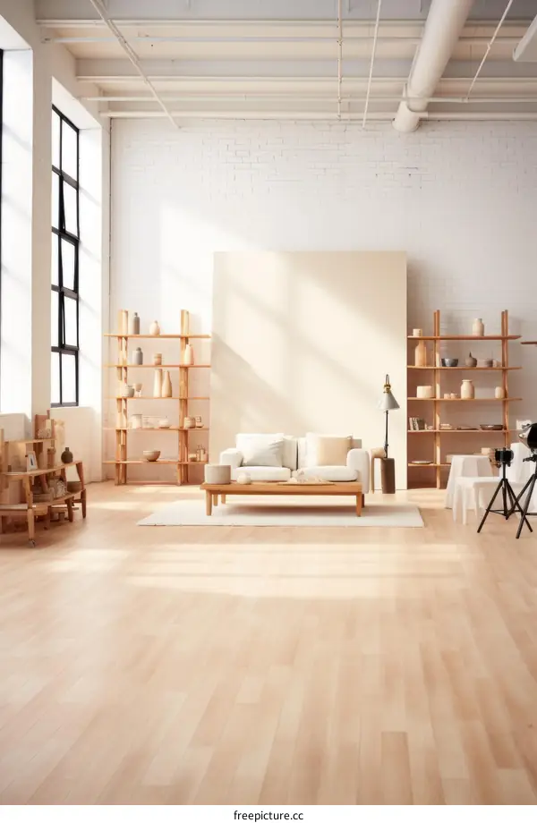 Bright and Airy Studio Apartment with Modern Furnishings