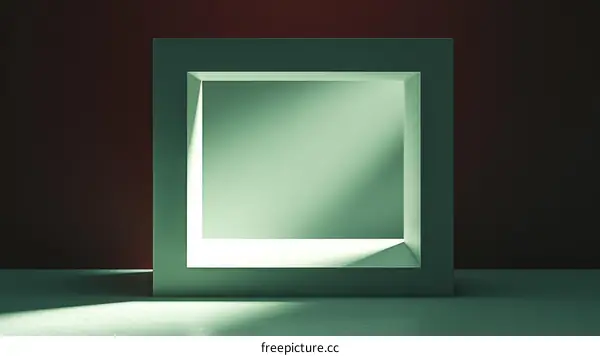 Abstract Square Display Showcase Mockup