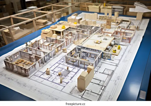 The process of making an architectural model