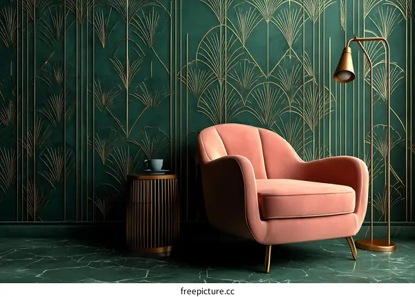 Luxury Interior Design with Art Deco Style