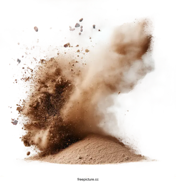 [Transparent Background PNG]Explosive Earth Explosion Impact