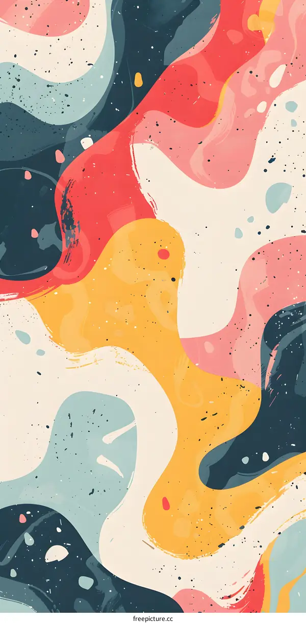 Abstract Colorful Shapes Background