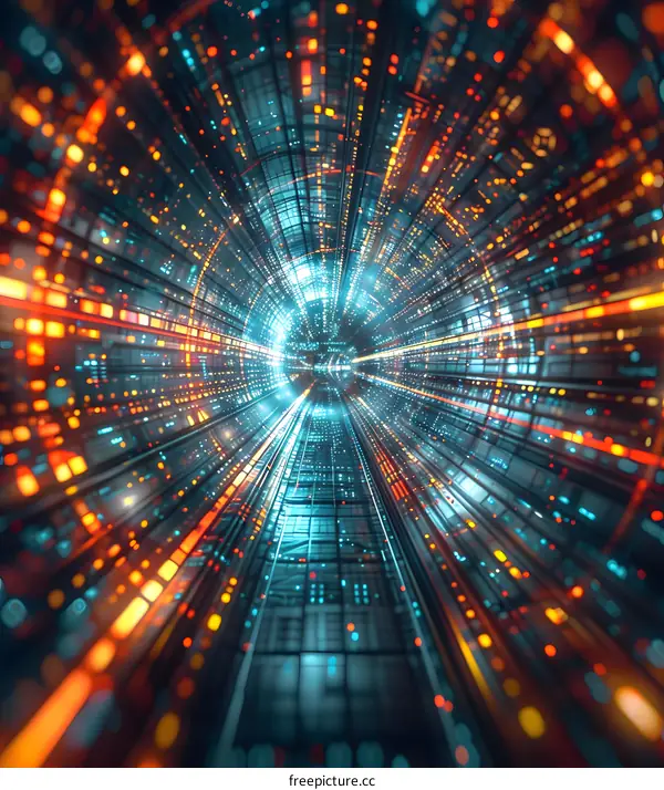 Abstract Data Tunnel Visualization