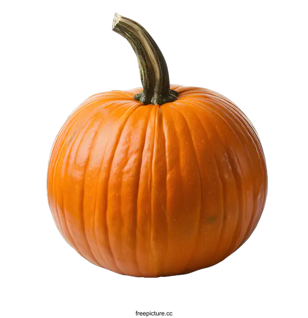[Transparent Background PNG]Orange Pumpkin Isolated on White Background