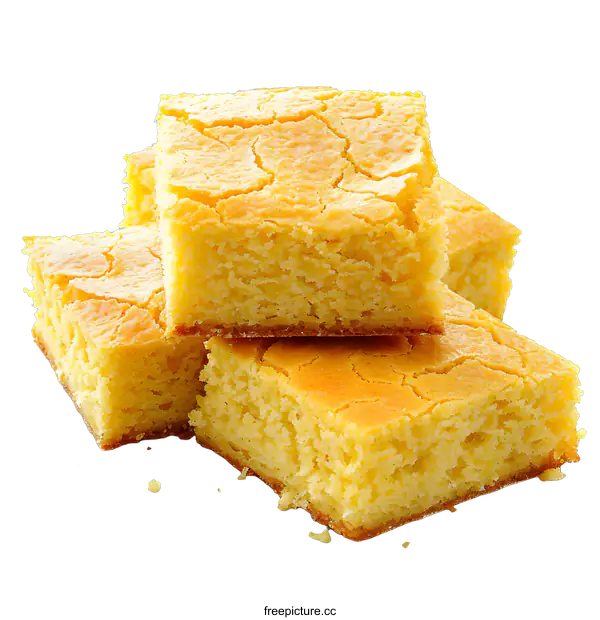 [Transparent Background PNG]A stack of cornbread