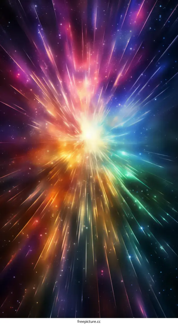 Colorful Abstract Light Painting