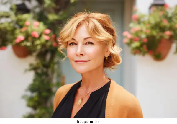 Mature Woman Outdoor Portrait