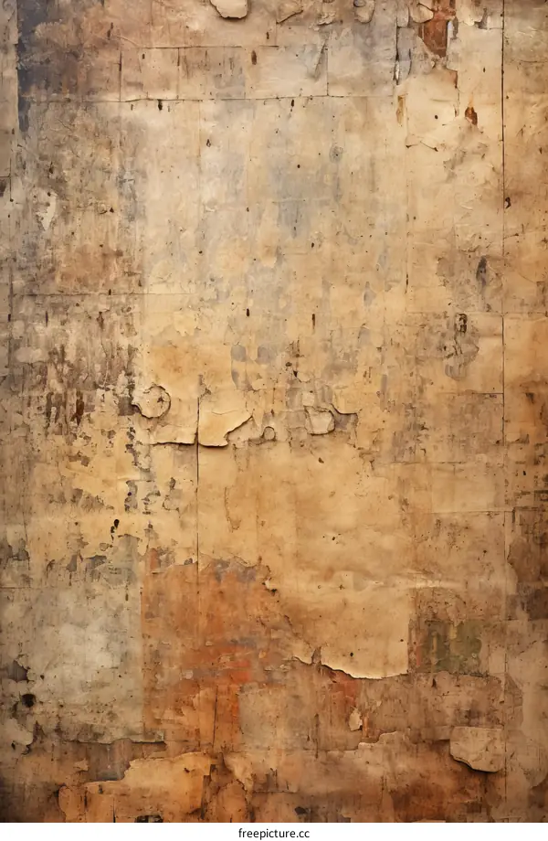 Old grunge ripped torn paper posters texture background