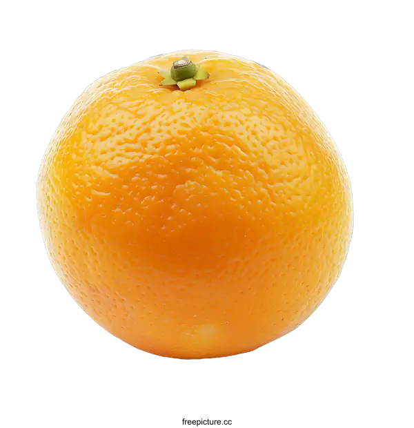 [Transparent Background PNG]Fresh Orange Fruit Isolated On White Background
