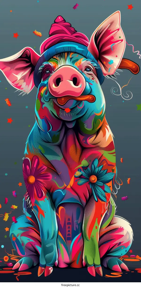 Psychedelic Pig