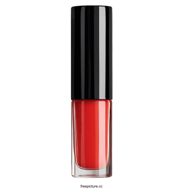 [Transparent Background PNG]Red Lipstick Bottle Mockup