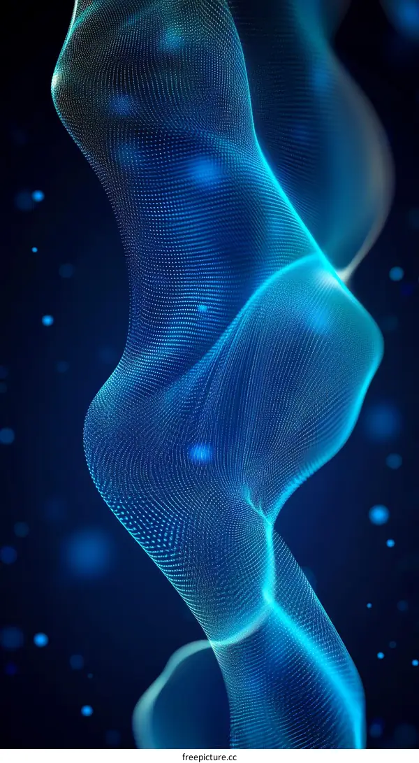 Abstract Digital Flowing Lines