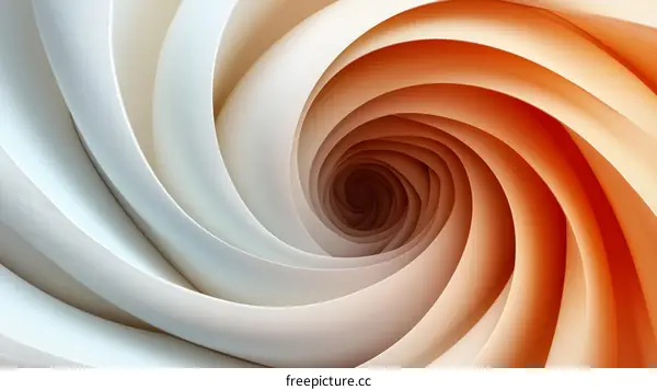 Abstract Spiral Design with Gradient Colors