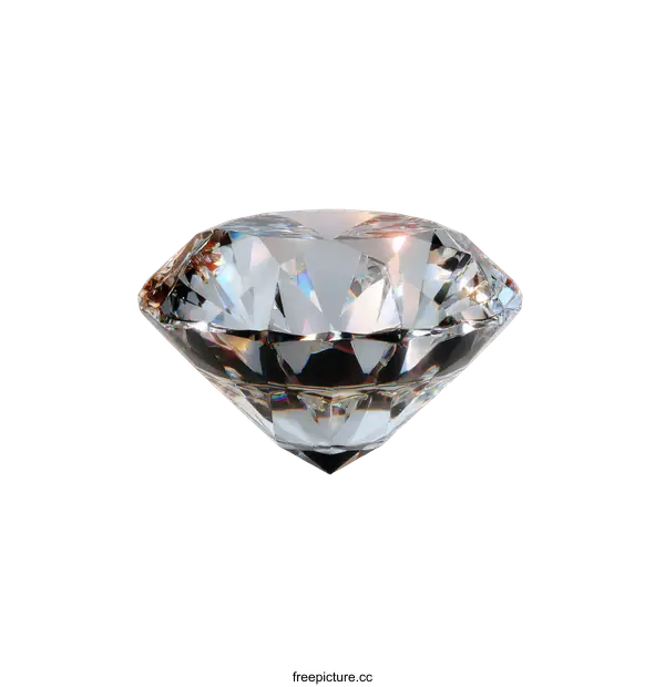 [Transparent Background PNG]Radiant Diamond Beauty Close-up