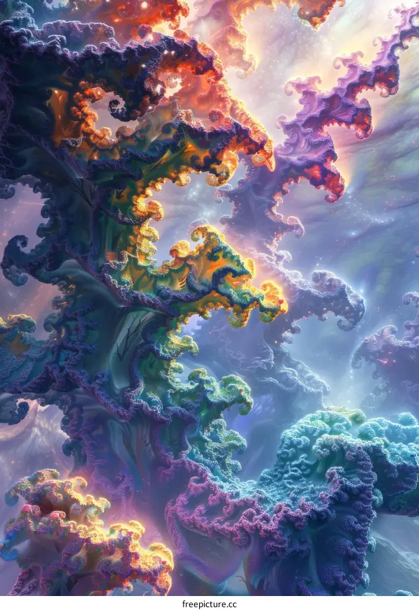 Colorful Fractal Energy Tree