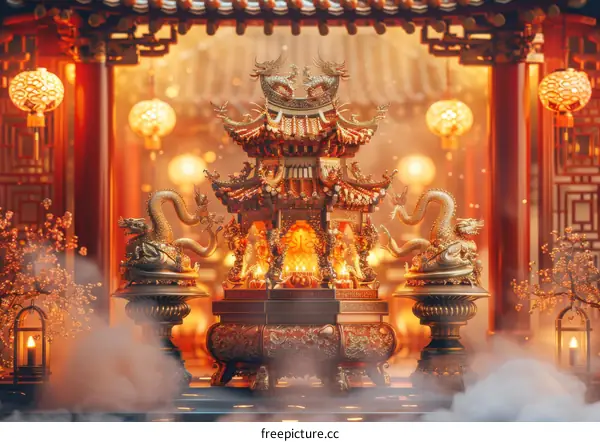 A Temple of Chinese Culture, Architecture, and Tradition