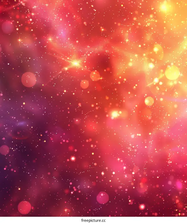 Sparkling Red and Pink Glitter Background