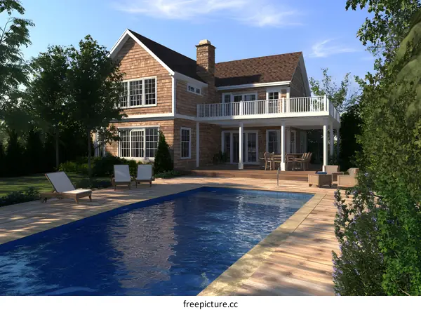 Luxury Home with Swimming Pool and Patio