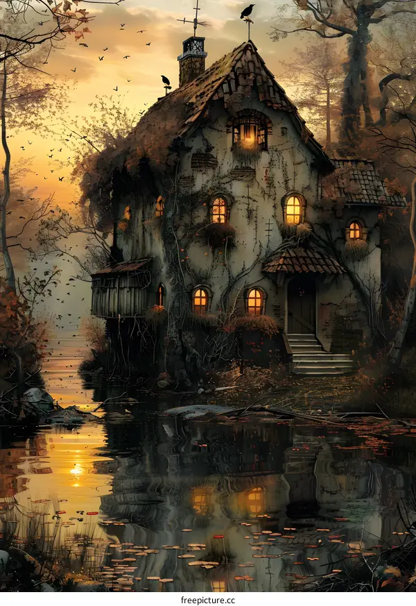 Mystical Cottage in the Gloaming