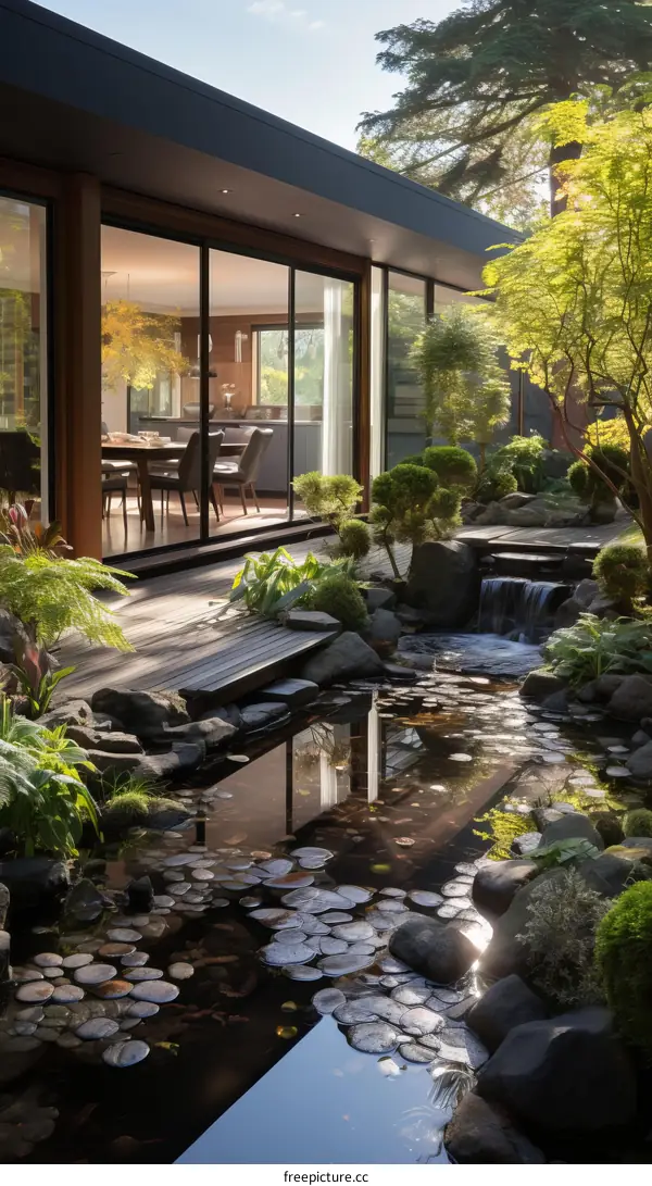 The beauty of a Zen garden