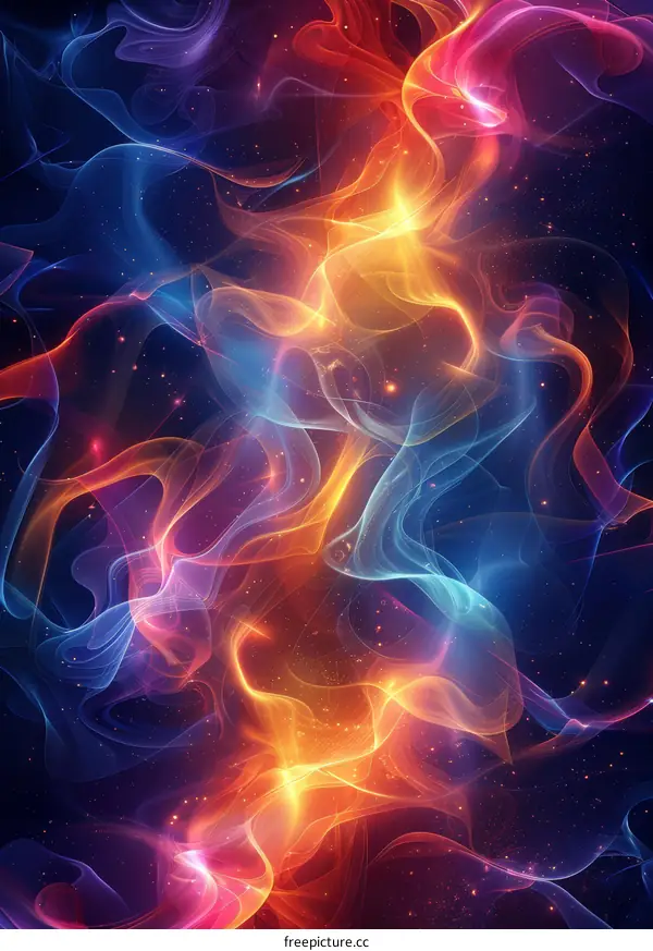 Abstract Colorful Cosmic Energy Flow