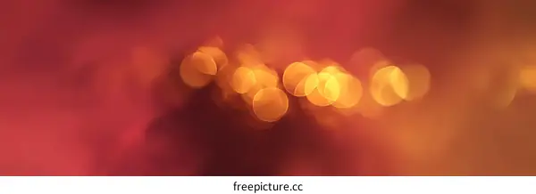 Abstract Bokeh Background with Warm Tones