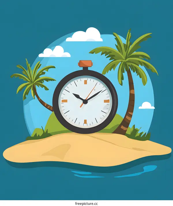 Time is Slowing Down on Tropical Island