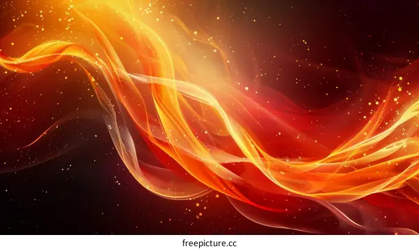 Abstract Light Curves in Vibrant Colors