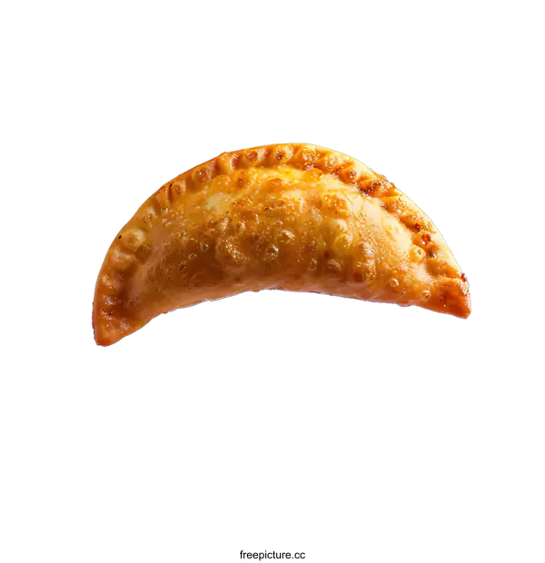[Transparent Background PNG]Deep-fried meat pie isolated on white background