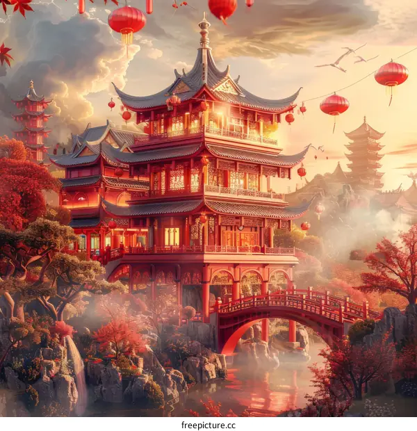 Chinese ancient palace
