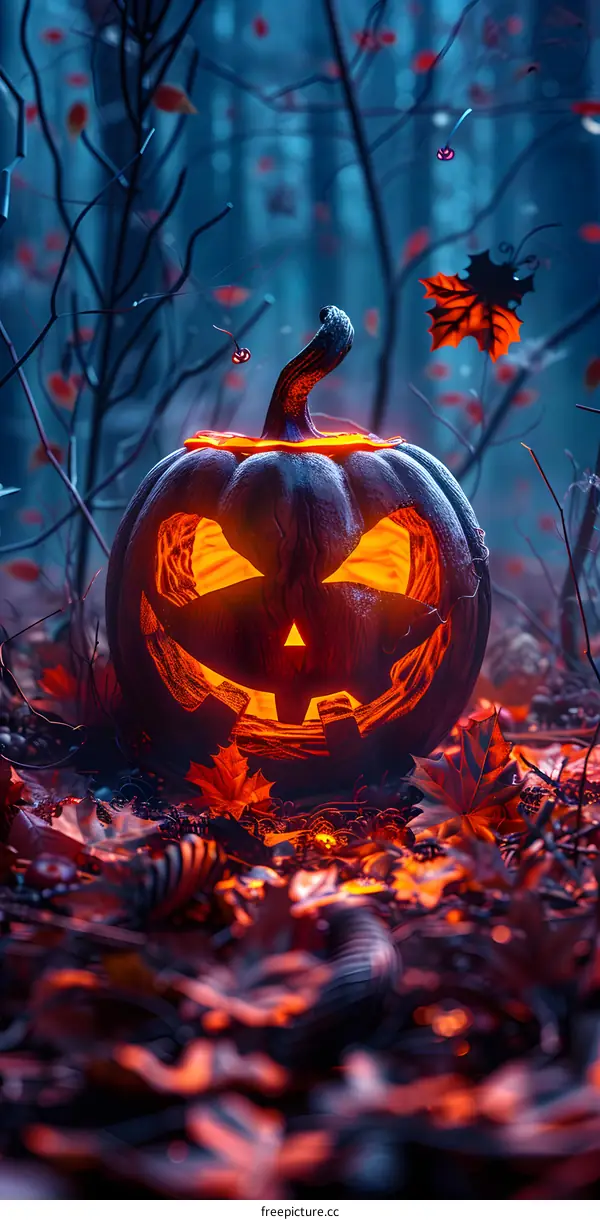 Halloween pumpkin lantern