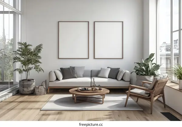 Modern Minimalist Living Room Interior Design