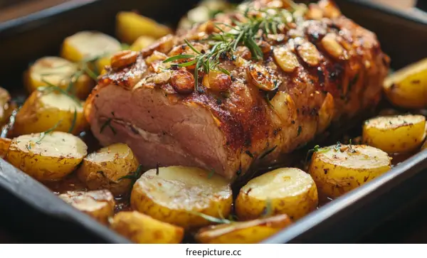 Roasted Pork Tenderloin with Roasted Potatoes