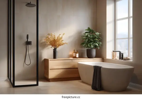 Modern Minimalist Bathroom Interior Design